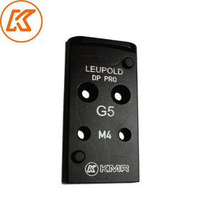 Steel rødpunktsigte plate for Glock MOS | Leupold DPP footprint
