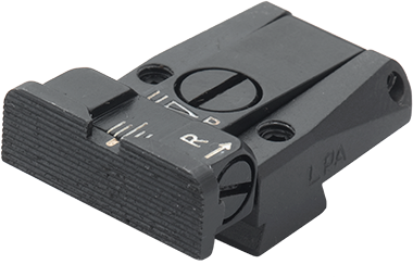 Tanfoglio Limited, EAA Witness, IWI Jericho, Springfield P9 fuldt justerbart bagsigte [gammel svalehale 9,5 mm] | rillet 