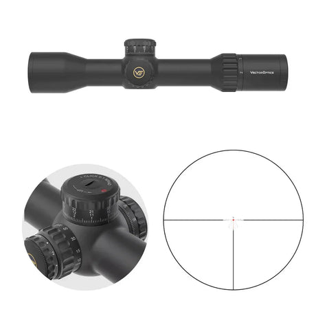 Vector Optics Continental x6 2-12x44 CTR MPVO riffelkikkert Vector Optics
