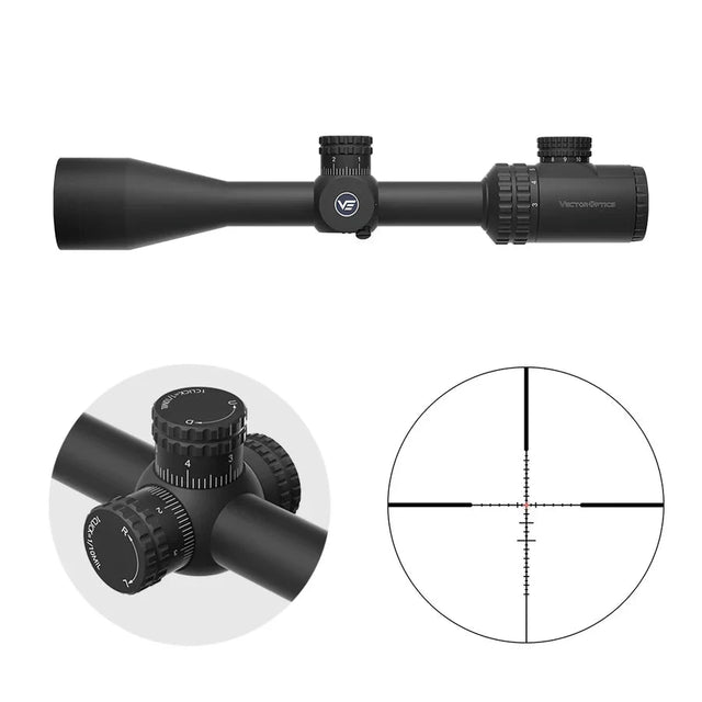 Vector Optics Hugo 3-12x40i Fiber Reticle riffelkikkert Vector Optics
