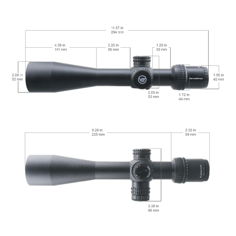 Vector Optics Veyron 6-24x44 IR First Focal Plane oplyst rifelkikkert