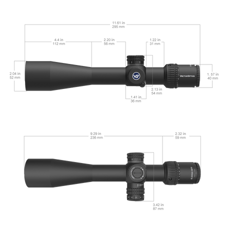 Vector Optics Veyron 6-24x44IR SFP kompakt riffelkikkert