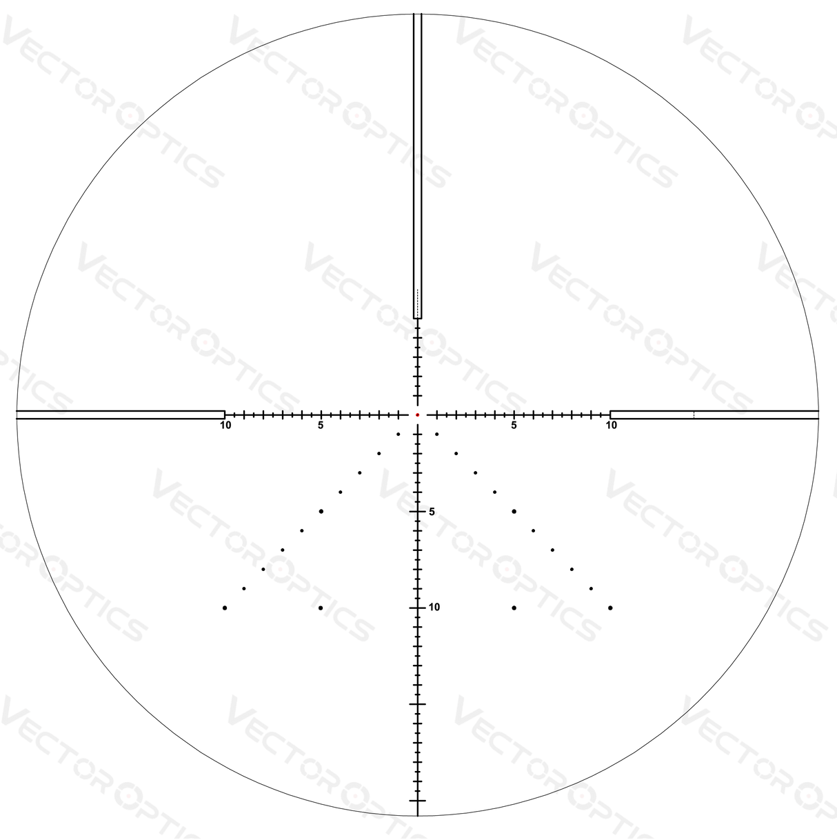 Vector Optics Veyron 4-16x44 IR Første Brændpunkt Belyst riffelsigte 