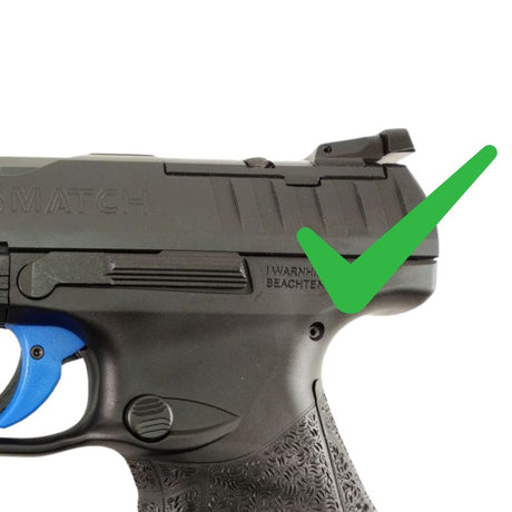 Walther PPQ [Q4 & Q5] adapterplade | Trijicon RMR footprint