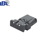 Walther Q5 Match SF, Q4 SF OR fuldt justerbar bagsigte | med hvide prikker
