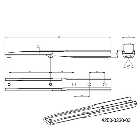 Adapter til InfiRay Rico RL 42 RH 50 | Blaser base