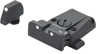 Justerbare sigtemidler til Glock [G17 G19 G26 & other] | white dots