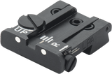 Browning Hi-Power [Sport Vigilante Mark III Practical HP40] justerbart bagsigte | hvide prikker