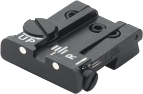 Browning Hi-Power [Sport Vigilante Mark III Practical HP40] justerbart bagsigte | hvide prikker