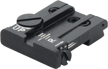 Browning Hi-Power Vigilante justerbart bagsigte | blank