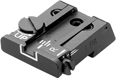 CZ P-10 fuldt justerbart bagsigte | hvide linjer