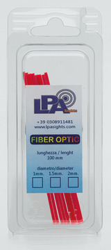 Fiber optic replacement rod | 2.0mm [rød]
