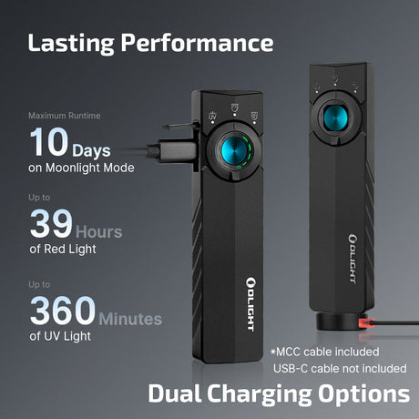 Olight ArkPro Lite | flad 3-i-1 EDC lygte | 1.200 lm