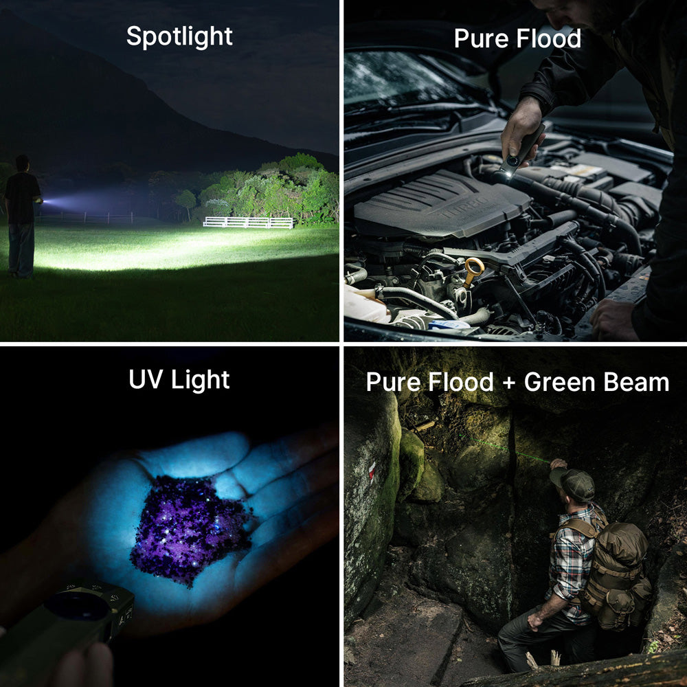 Olight ArkPro Ultra | flad 4-i-1 EDC lygte | 1.700 lm - Olive Green