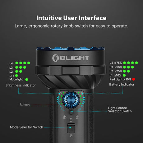 Olight Marauder 2 Mini | kraftig genopladelig lygte | 10.000 lm