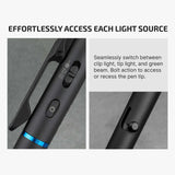 Olight O’Pen 3 | multifunktionel penlygte | 120 lm + grøn laser - Black