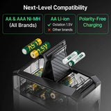 Olight Ostation 2 | smart AA/AAA batterioplader | 3-i-1