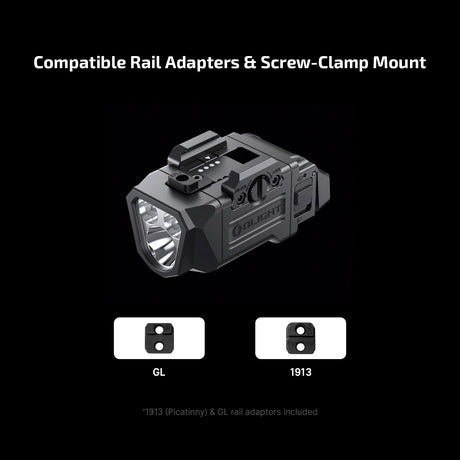 Olight PL X | pistollygte | 1.200 lm
