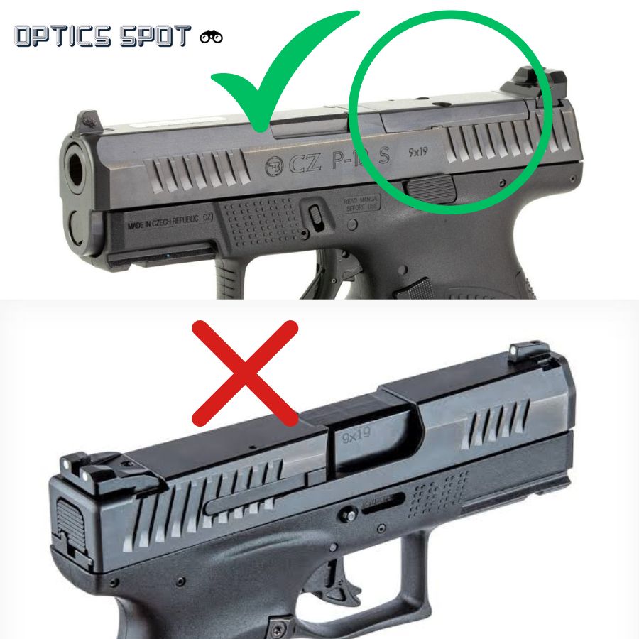 CZ P-10 adapterplade | Trijicon RMR footprint 