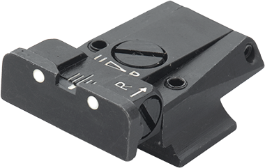 Smith & Wesson [645 745] justerbart bagsigte | hvide prikker