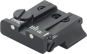 Smith & Wesson [Cal. 10 Cal. 45 3rd Gen] justerbart bagsigte | hvide prikker