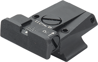 Smith & Wesson Cal. 45 3rd Gen justerbart bagsigte | blank