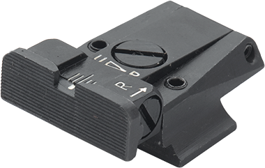 Smith & Wesson Cal. 45 3rd Gen justerbart bagsigte | blank