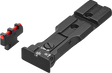 Smith & Wesson revolver [686 629 19 66 586 & other] rødpunktsklar justerbare sigtemidler | fiber optic