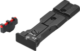 Smith & Wesson revolver [686 629 19 66 586 & other] rødpunktsklar justerbare sigtemidler | fiber optic