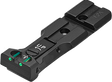Smith & Wesson revolver [686 629 19 66 586 & other] rødpunktsklar justerbart bagsigte | fiber optic